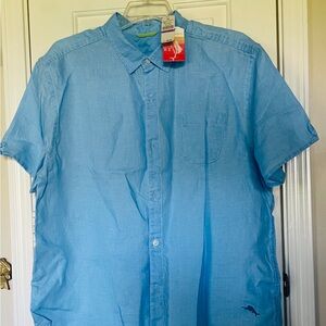 Tommy Bahama Sky Blue Casual Button Down Shirt